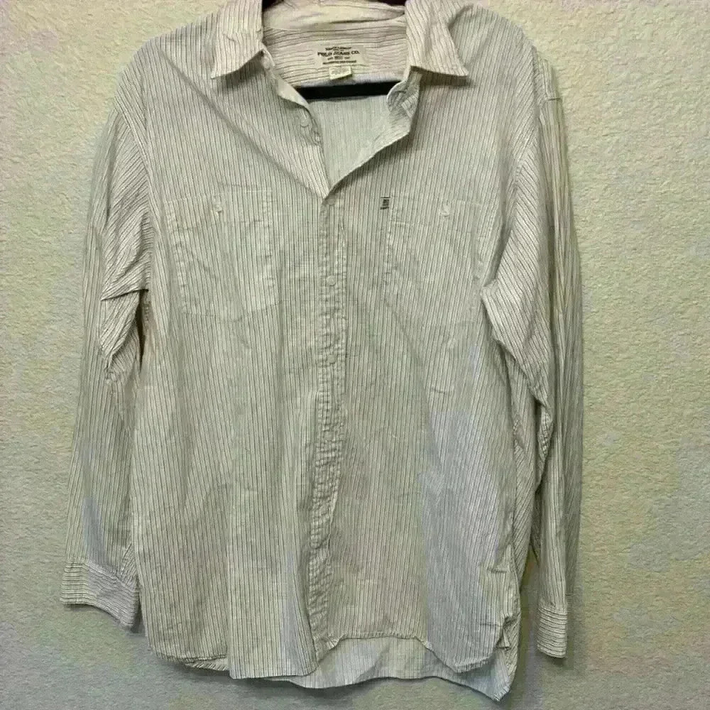 Ralph Lauren Vintage Striped  button up sz L office career church western work